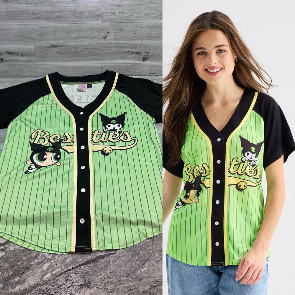 Kuromi & Powerpuff Jersey baseball